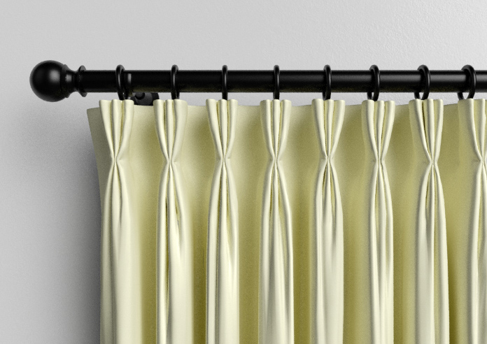 Kyoto Faux Silk, Cream - Made to Measure Curtains - Image 11